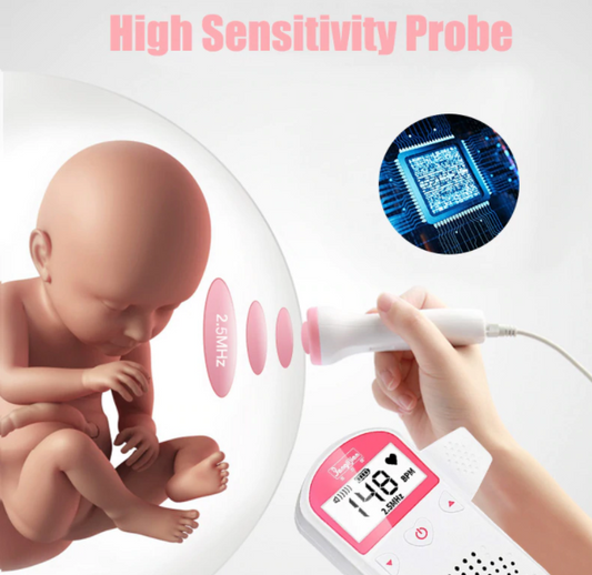 Fetal Doppler Baby Monitor Doppler for Pregnant Women No Radiation