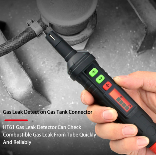 Gas Analyzer Combustible Gas Detector Gas Leak Locator Flammable Natur