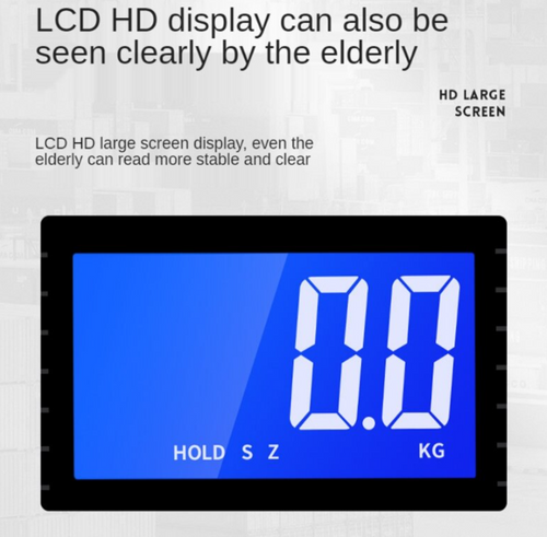 Hanging Scale LCD Digital 1000KG x 0.1KG High Precision Portable Crane scale