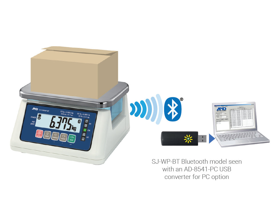 SJ-WP MK2 / SJ-WP-BT Series Waterproof Packing Scales